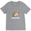 Best Friends Tacos V-Neck Tee