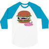 monster burger 3/4 Sleeve Shirt