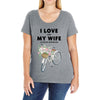 i love when my wife lets me buy another bike Ladies Curvy T-Shirt
