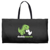 daddysaurus dinosaur dino Weekender Totes