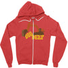 dig deep gold rush Zipper Hoodie