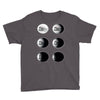the phases of the moon of laika dog Youth Tee