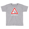 body under construction road sign Toddler T-shirt
