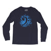 bass clef in blue Long Sleeve Shirts