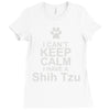 pets shih tzu Ladies Fitted T-Shirt