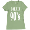 born in 90s Ladies Fitted T-Shirt