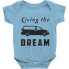 living the minivan dream Baby Onesie