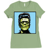 frankenstein pop art Ladies Fitted T-Shirt