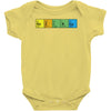bazinga periodic table funny funny birthday present gift Baby Onesie