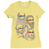 shh, the rat is our patron Ladies Fitted T-Shirt