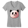 panda in love Women's V-Neck T-Shirt