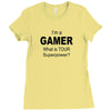 gamer baseball Ladies Fitted T-Shirt