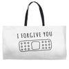 I Forgive You Weekender Totes