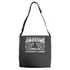 this is what an awesome uncle looks like   mens funny father's day Adjustable Strap Totes