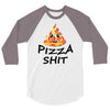 pizza shit 3/4 Sleeve Shirt