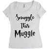 Snuggle this Muggle Women's Triblend Scoop T-shirt