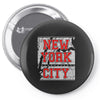 new york city Pin-back button