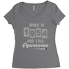 made in 1954 and still awesome Women's Triblend Scoop T-shirt