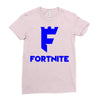 fortnite logo Ladies Fitted T-Shirt
