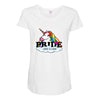 Pride Love is Love Maternity Scoop Neck T-shirt