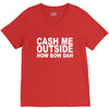 cash me outside (2) V-Neck Tee
