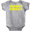 sunday gunday Baby Onesie