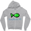 long beach Zipper Hoodie