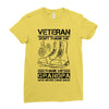 Veteran Don't Thank Me Thank My Grandpa Who Never Came Back Ladies Fitted T-Shirt