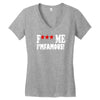 new david guetta f me i'm famous Women's V-Neck T-Shirt