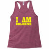 i am cologne Racerback Tank