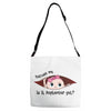 September Peeking Out Baby Girl Adjustable Strap Totes