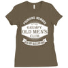 new grumpy old men's club Ladies Fitted T-Shirt