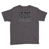 i'm not arguing Youth Tee