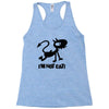 i'm not cat Racerback Tank