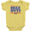 vote deez nuts Baby Bodysuit