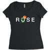 Rose Women's Triblend Scoop T-shirt