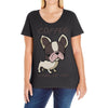 coffee makes me poop Ladies Curvy T-Shirt