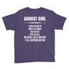 Super August Girl Youth Tee