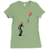 happiness is fleeting Ladies Fitted T-Shirt