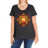 ON FIRE Ladies Curvy T-Shirt