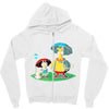 my friend hef Zipper Hoodie