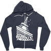 paris france eiffel tower Zipper Hoodie
