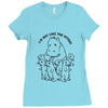 not like otters Ladies Fitted T-Shirt
