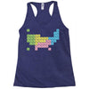 periodic table of america Racerback Tank