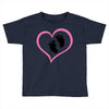 Baby Girl with Heart Any Name Customized Toddler T-shirt