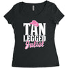 tan legged juliet Women's Triblend Scoop T-shirt