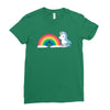 tasty rainbow Ladies Fitted T-Shirt