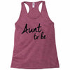 aunt to be Racerback Tank