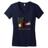 make your own luck Women's V-Neck T-Shirt