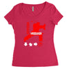hadouken ryu Women's Triblend Scoop T-shirt